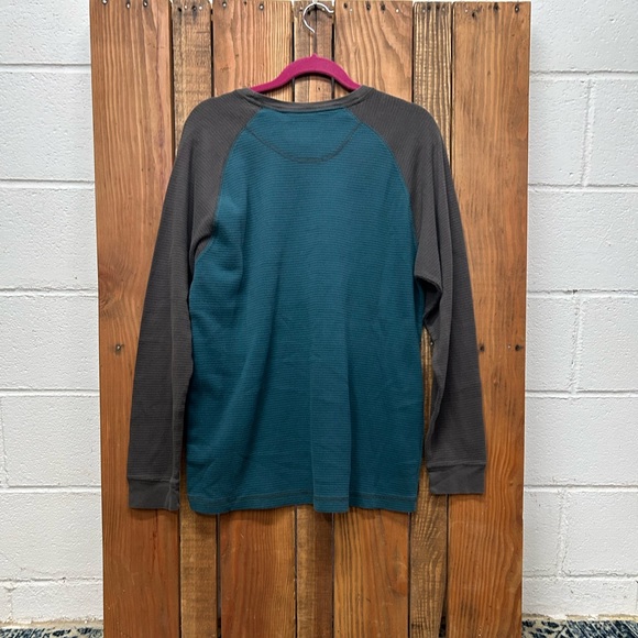 RedHead size large men’s blue and gray baseball long sleeve T-shirt - Picture 8 of 8